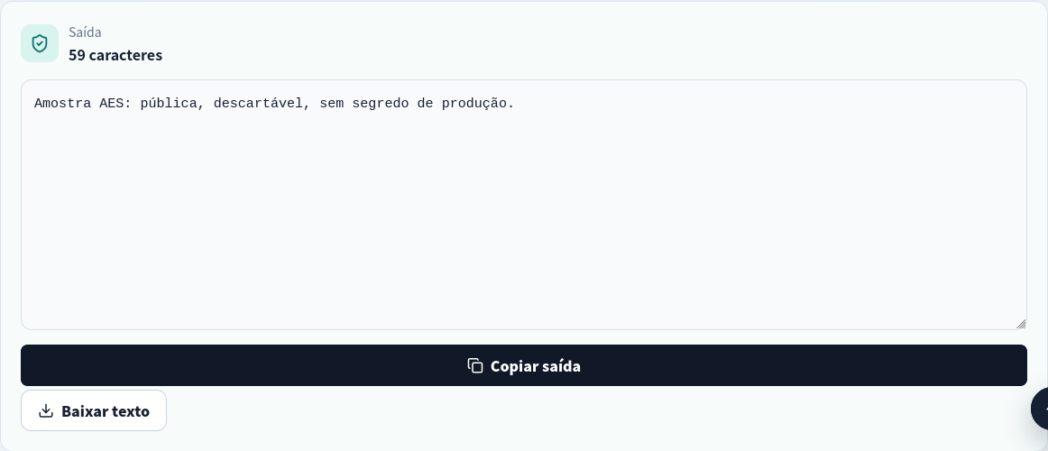 Texto restaurado