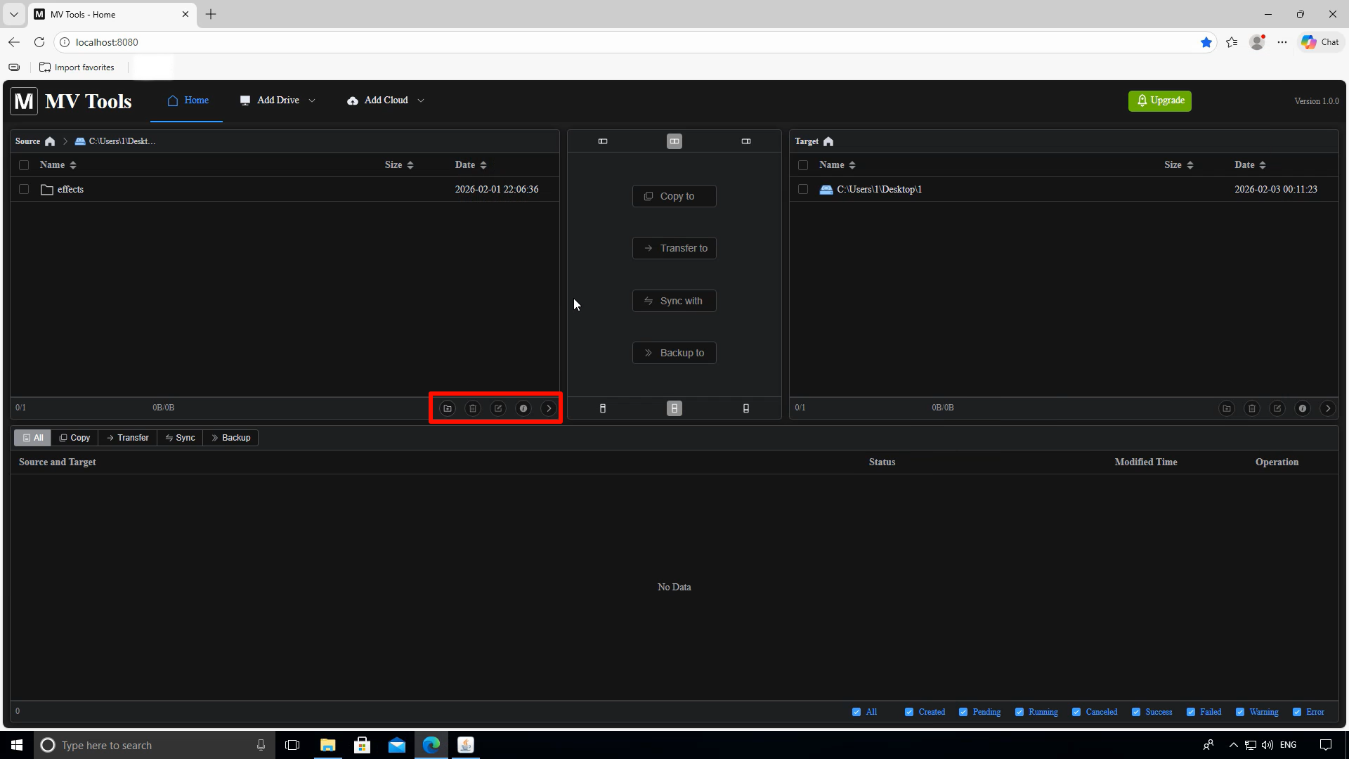 Create folders, rename, and delete files